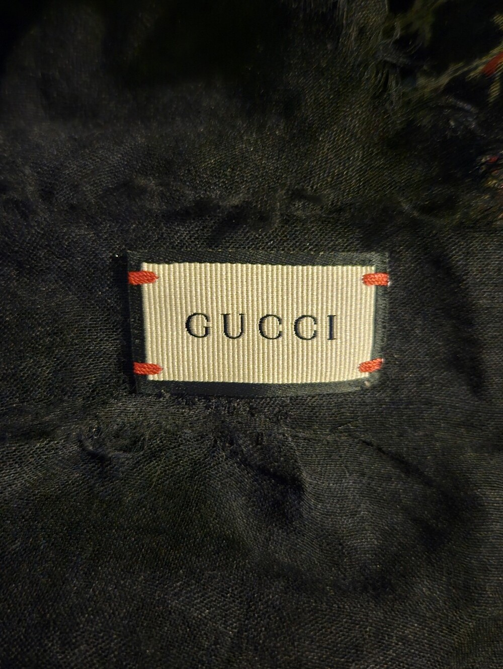 GUCCI SHAWL, OVERSIZED GUCCI SCARF, Vintage Gucci Shawl, Rare! Gucci Wrap. - Picture 2 of 6